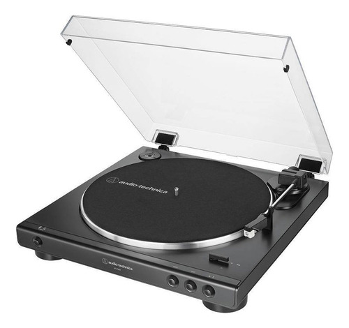 Play Vinyl Records Audio Technica AT-LP60x Bivolt automático color gris oscuro 110V/220V BIVOLT