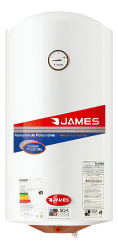 Calefon - Termotanque James 80lts Cobre