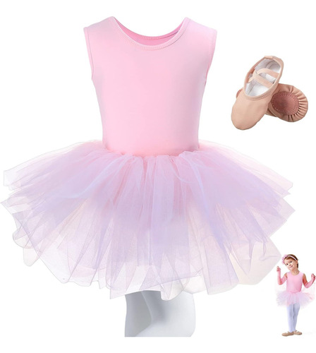 A*gift Conjunto De Leotardo De Ballet De 3 Piezas, Bonito