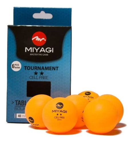 Caja De Bolas Miyagi 2 Estrellas - Tenis De Mesa