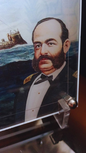 Miguel Grau - Exhibidor De Moneda De Plata
