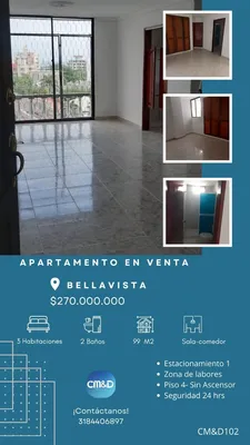 Apartamento en venta