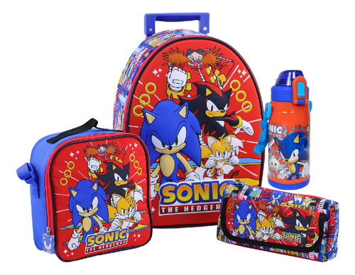 Sonic Set Mochila/lonch/cart + Tomatodo Term