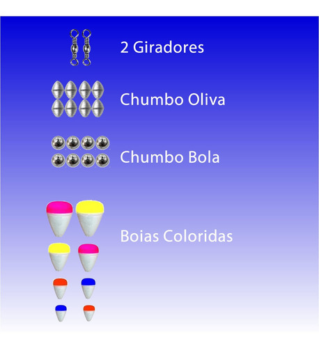 Imagem 4 de 4 de Kit Traia De Pesca Completo Vara Molinete Maleta Pronto Uso
