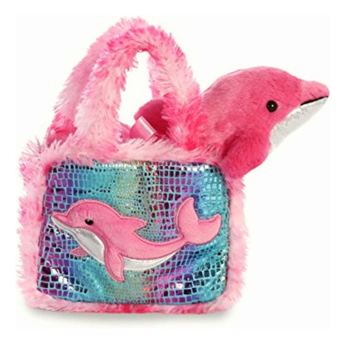 Aurora World Pet Carrier Plush Toy Animal, Fancy Pals