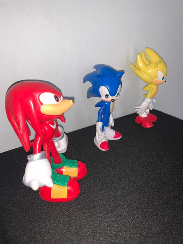 Lote Sonic The Hedgedog: Sonic + Knuckles + Super Sonic (Usado)