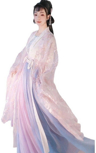 Vestido Retro De Hada De Estilo Antiguo Chino Femenino Hanfu