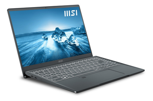Imagen 2 de 5 de Notebook MSI Prestige 14 Evo carbon gray 14", Intel Core i7 1280P 32GB de RAM 1 TB SSD, Intel Iris Xe Graphics G7 96EUs 1920x1080px Windows 11 Home