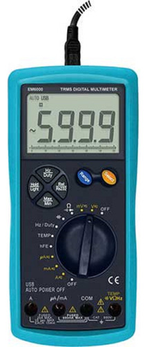 Multímetro Digital True Rms (em6000) - Esun