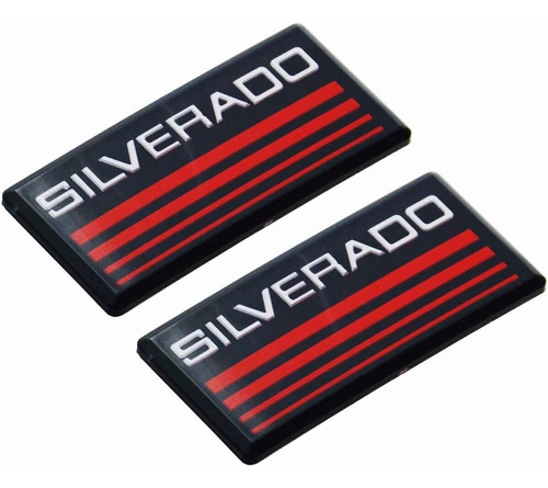 Silverado, Emblemas Laterales, Rectángulo 2 Piezas