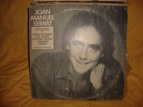 Vinilo Joan Manuel Serrat Sinceramente Tuyo Sl M1