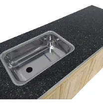 Comprar Bajo Mesada Pino + Mesada Granito En L 1.40x1.00 Mts.