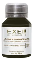 Comprar Loción Autobronceante 8% Sin Color Bronceado Exel 50m X4
