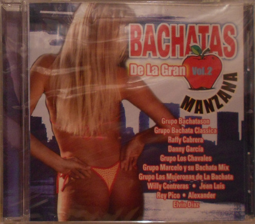 Cd Bachatas De La Gran Manzana Volumen 2