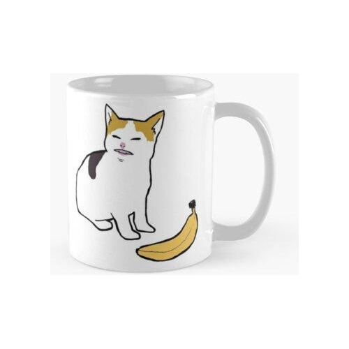 Taza Gato Sin Plátano Calidad Premium