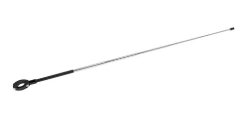 Imagem 4 de 6 de Antena Corta Pipa Moto Retrátil Guidao Aço Inox 7/8 Preto