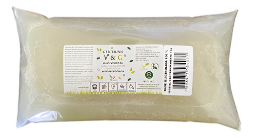 Sabonete Em Barra Base Glicerina Transparente 1kg Vegetal