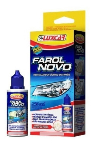 Farol Novo Luxcar Limpa Farol Revitalizado