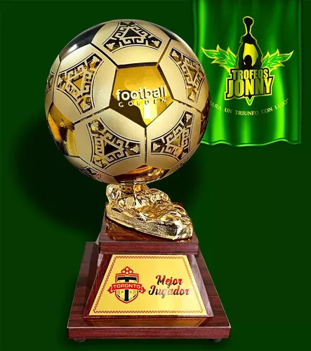 Trofeo De Fútbol Balon Oro Personalizado