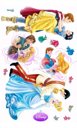 Wallsticker Princesas Vinilos Autoadhesivo Muresco 15921