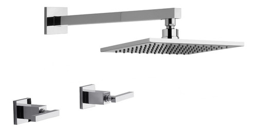 Imagen 1 de 1 de Griferia De Ducha Simple Fv Dominic Lever Cromo 0109r/85l Cr