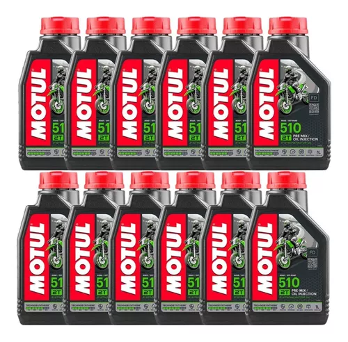 Aceite Motul 510 Powerlube Technosynthese 2T Dos