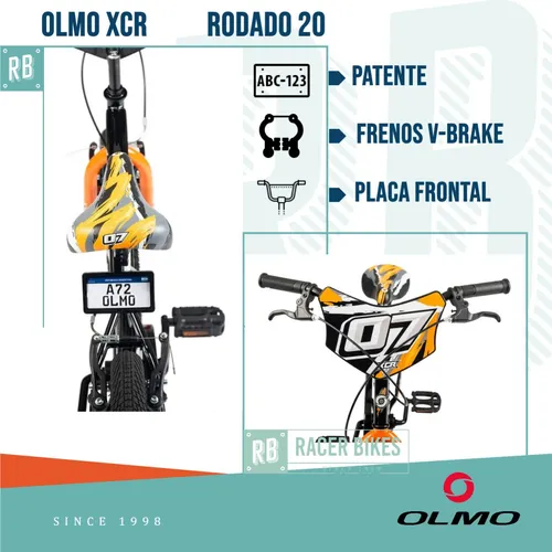 Bicicleta olmo cosmos online rodado 20