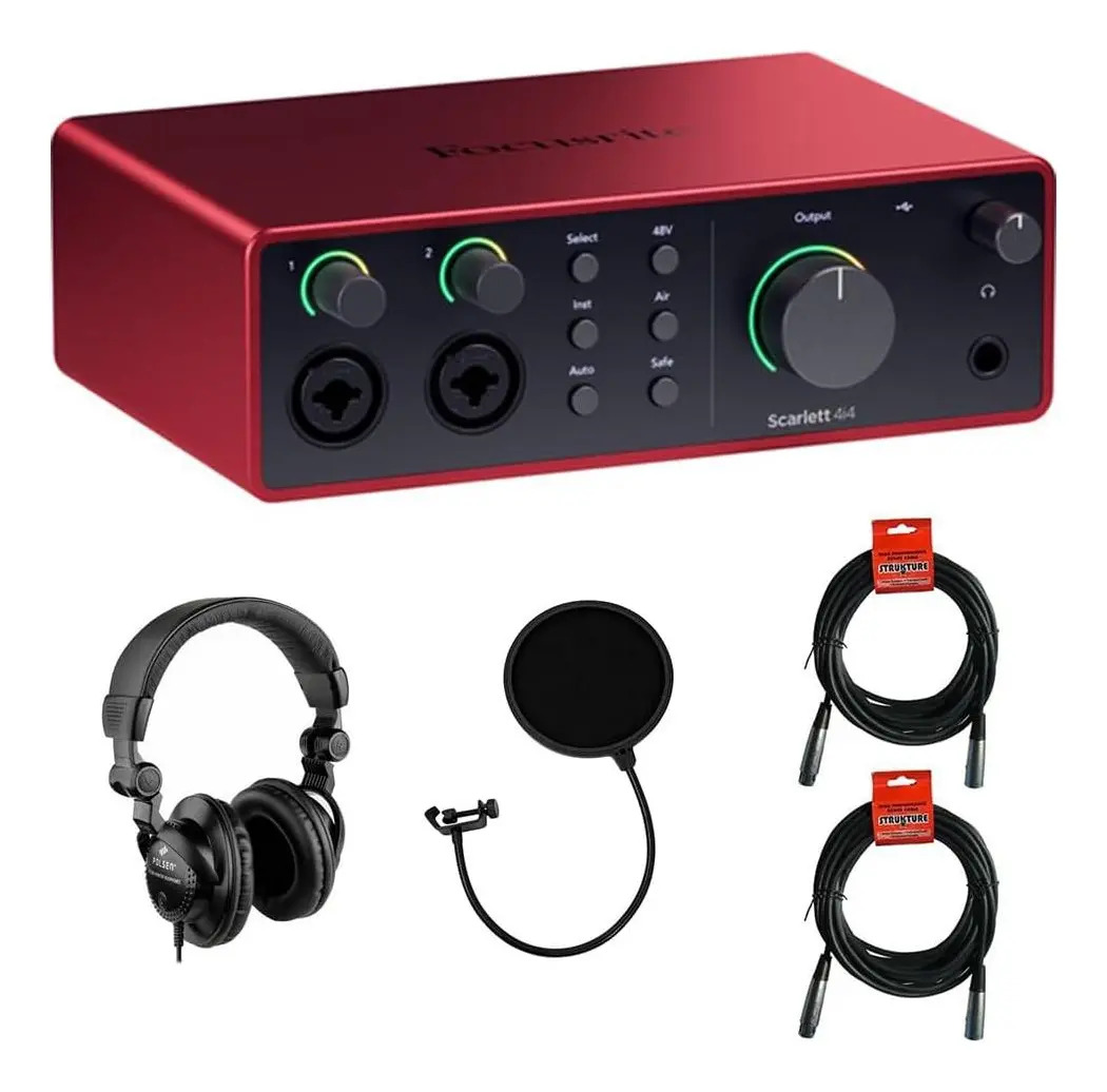 Interfaz Usb-c Focusrite Scarlett 4i4 (cuarta Generación) Pa