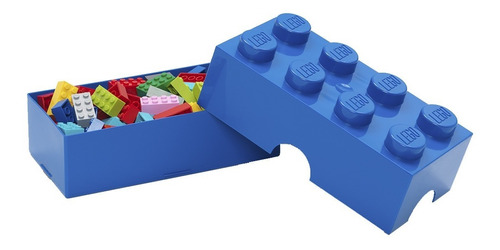 Lego Bloque Caja Contenedor Classic Box Blue Azul