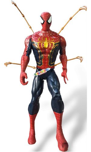 Boneco Homem Aranha Spider Musical Articulado 32cm Som Reais