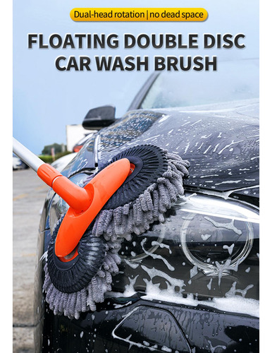 Cepillo De Fregona Para Lavado De Coches Con Mango