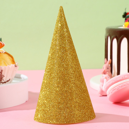 Gorro De Cumpleaños Con Forma De Cono Y Corona De Cumpleaños