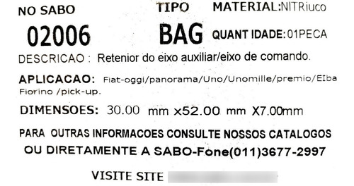 Estopera Arbol Leva Sabo Fiat Spazio Mpi 1.3 Uno Fiorino 147