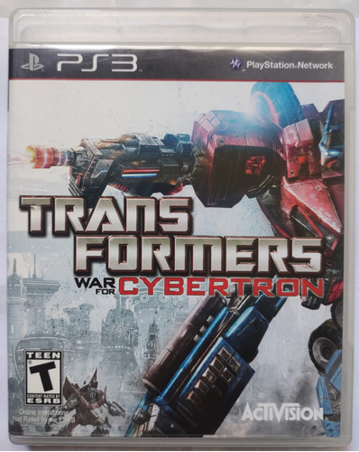 Transformers War For Cybertron Original Playstation 3 