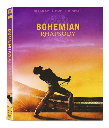 Bohemian Rhapsody Freddie Mercury Pelicula Blu-ray + Dvd