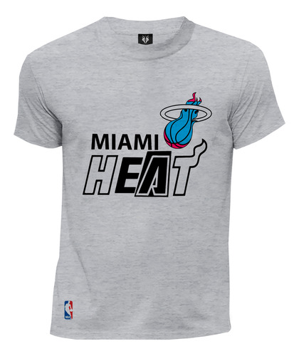 Camiseta Fanatico Basketball  Letras Nba Miami Heat