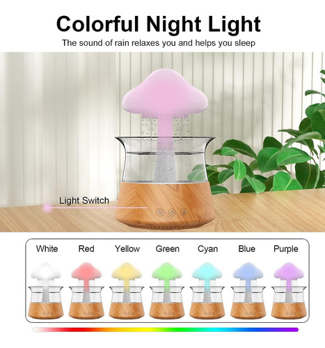 Humidificadores Cloud Rain Para Dormitorio Y Oficina Domésti