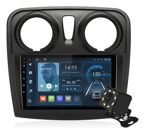 Dh1 Isudar Estéreo 1+32g Para Dacia Sandero Symbol Stepway
