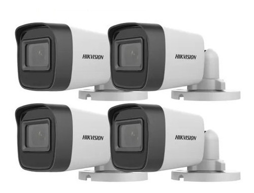 Pack 4 Camara Infrarroja Hikvision Turbo 1080p Exterior 2mp