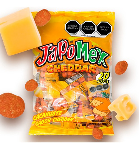 Cacahuates Japomex Cheddar