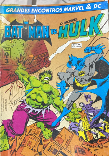 Gibi Batman Vs. O Incrível Hulk: Gr Batman Vs. O Incrí