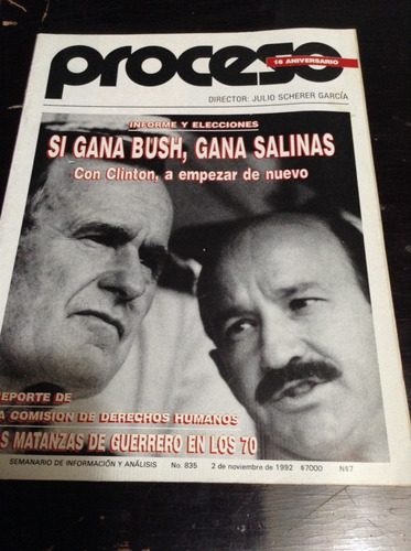 Revista Proceso Número 835 Noviembre 92