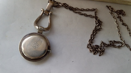 Cadena De Plata Y Reloj A Cuerda Cod16115 Mervos 0pilarsur (Usado)