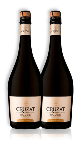 Cruzat Cuvée Champagne Extra Brut Kit X2u 750ml Mendoza