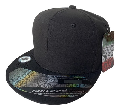 Gorra Plana Lisa Snapback Waterproof Simbolo Azteca (20 Pzs)