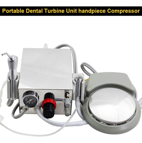 Dental Portable Air Turbine Unit 2hole Work With Compres Ttb