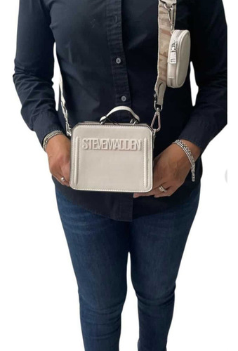 Bolsa Steve Madden Bevelyn Mini Bone