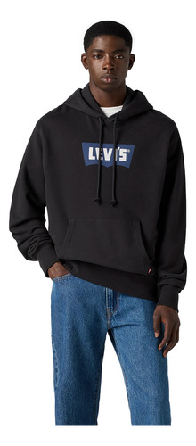 Polerón Hombre Premium Graphic Hoodie Negro Levis A7386-0019