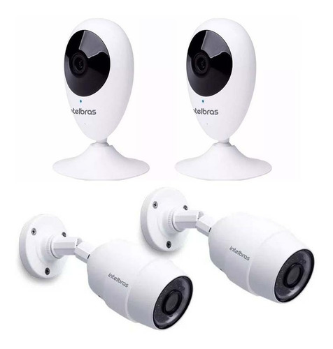 Kit 2 Câmeras De Segurança Wi-fi Hd Ic3 4565249 E C5 456014