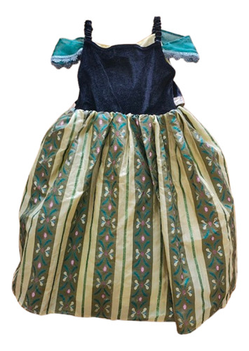 Disfraz Anna Día De La Coronación Original Disney Parks Verde Musgo 7/8 (Usado)
